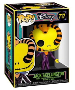TOY RESCUE: Disney Funko Pop! Jack Skellington (Snake Head) (Neon Black Light) #717 (Non-Mint)