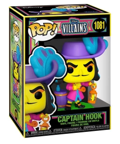 TOY RESCUE: Disney Villains Funko Pop! Captain Hook (Neon Black Light) #1081 (Non-Mint)