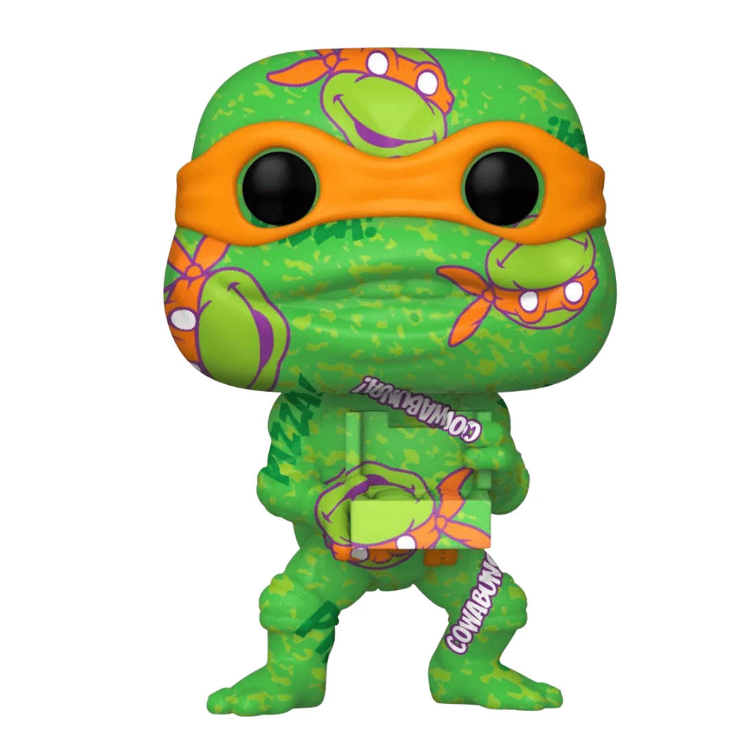 Teenage Mutant Ninja Turtles Funko Pop! Michelangelo (Artist Series) (with Pop! Hard Stack) #54 - Image 3