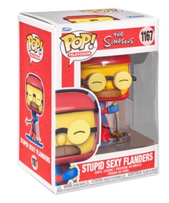 TOY RESCUE: The Simpsons Funko Pop! Stupid Sexy Flanders (Festival Of Fun 2021) (Shared Sticker) #1167 (Non-Mint)