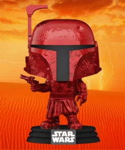 Star Wars: The Mandalorian Funko Pop! Boba Fett (Red Chrome) #462