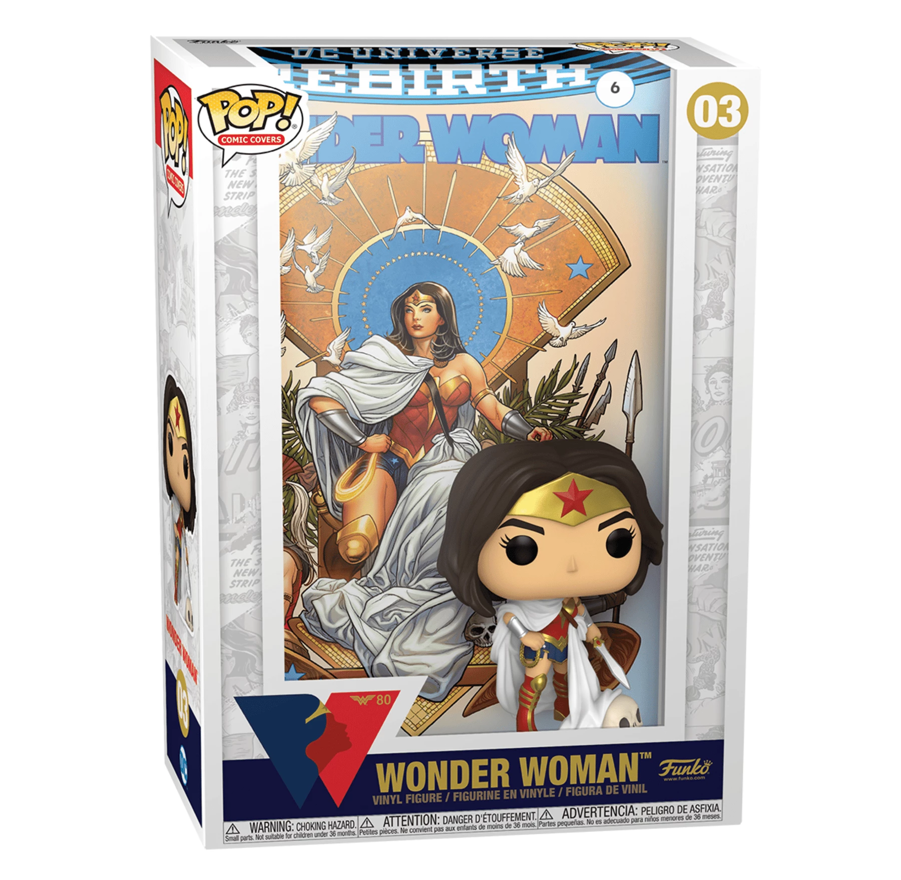 DC Comics Funko Pop! Wonder Woman (Rebirth) (Comic Cover) #03 - Image 2