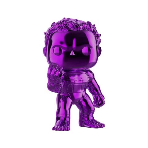 Avengers Endgame Funko Pop! Hulk (Infinity Gauntlet) (Purple Chrome) #499 - Image 4