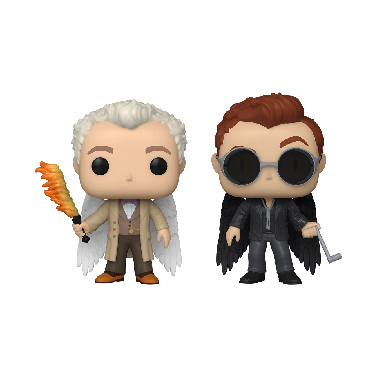 Good Omens Funko Pop! Aziraphale & Crowley With Wings (2-pack) - Image 3