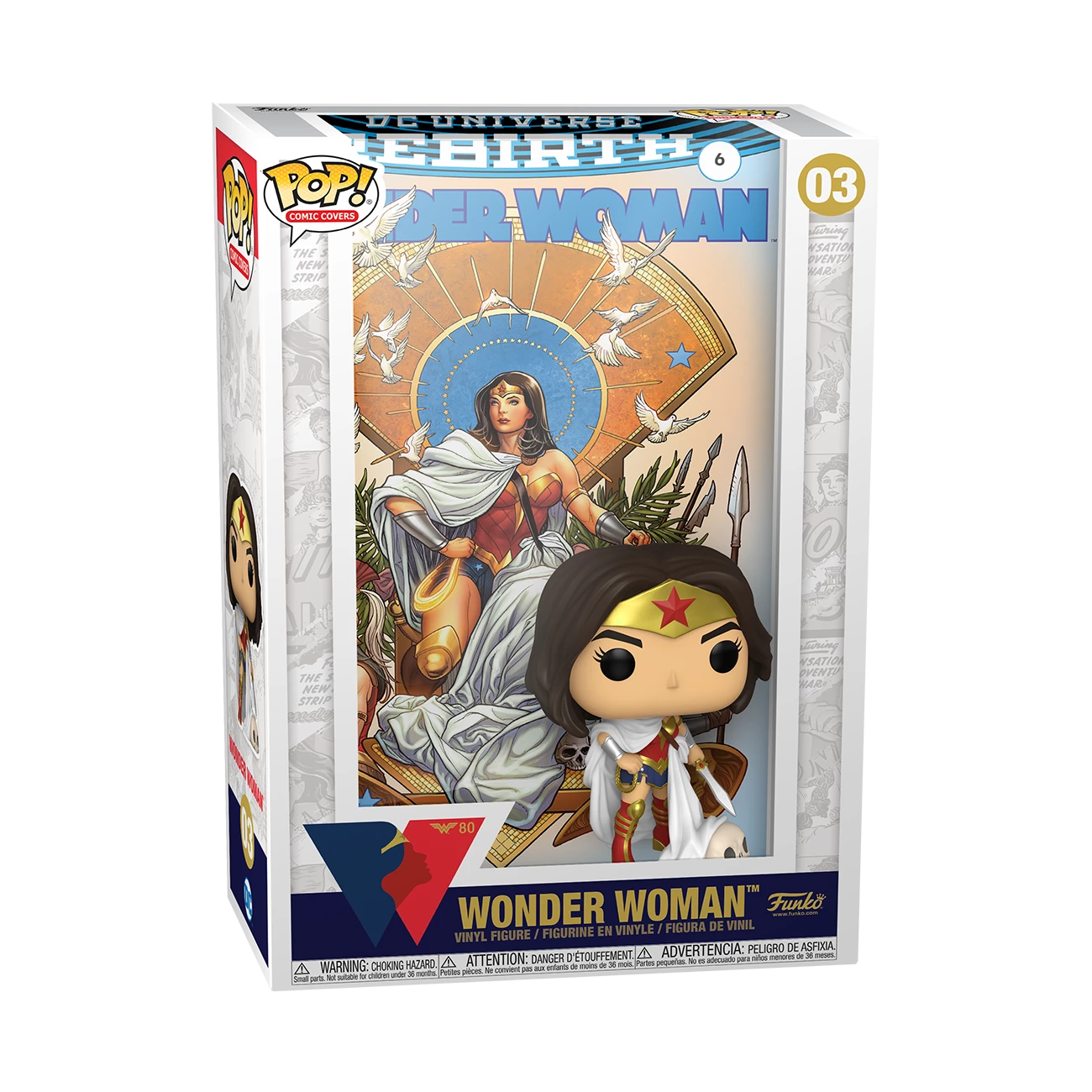 DC Comics Funko Pop! Wonder Woman (Rebirth) (Comic Cover) #03 - Image 4