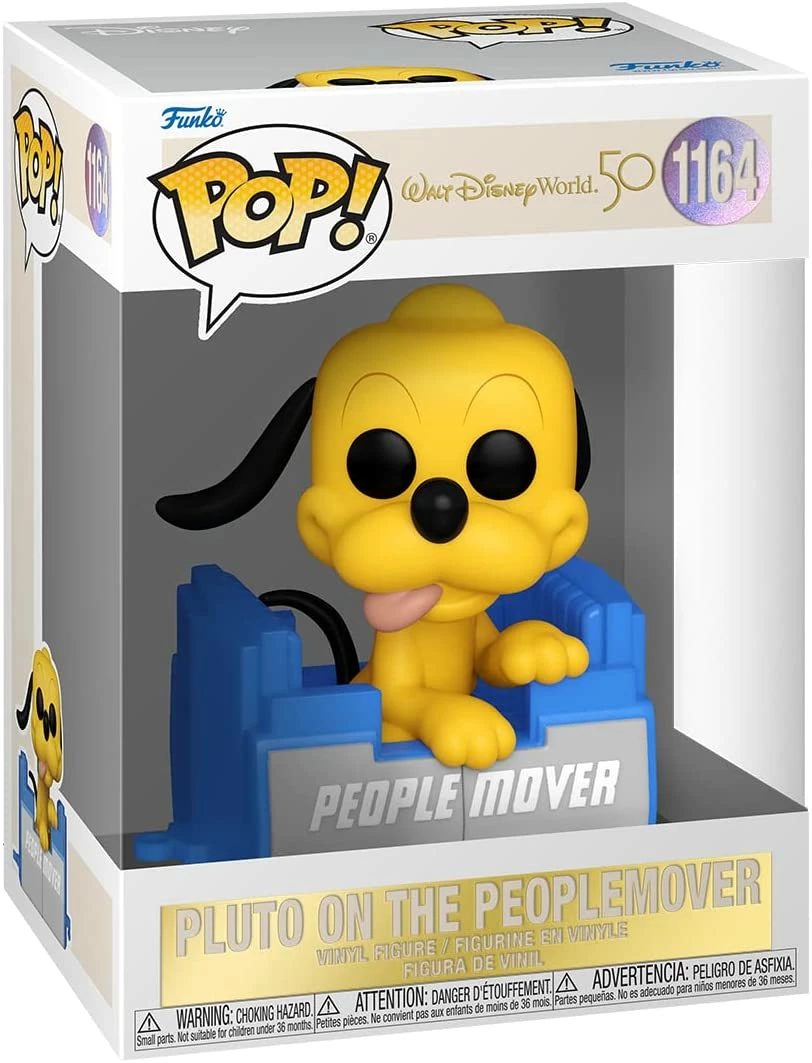 Walt Disney World 50th Funko Pop! Pluto (on The PeopleMover) #1164 - Image 4