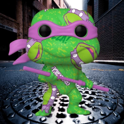 Teenage Mutant Ninja Turtles Funko Pop! Donatello (Artist Series) (with Pop! Hard Stack) #55
