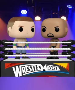 WWE Funko Pop! Moment John Cena Vs The Rock (Wrestling Ring) (2-Pack)