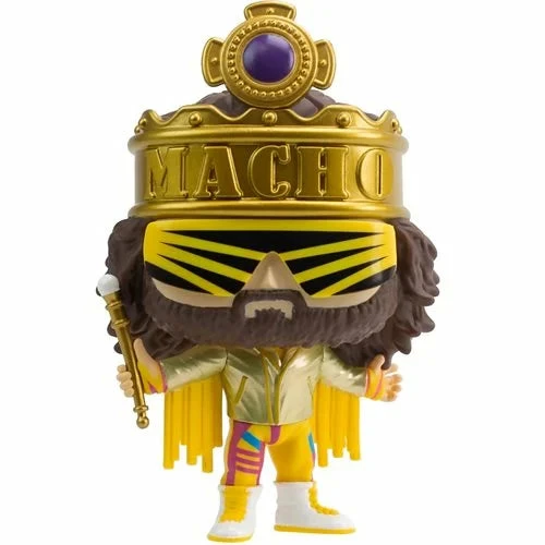 WWE Funko Pop! "Macho Man" Randy Savage (w/Macho Crown) (Metallic) #112 - Image 5