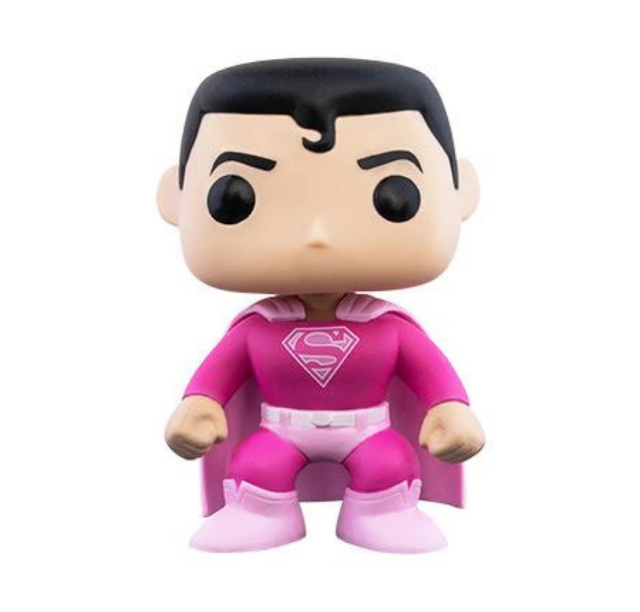 DC Breast Cancer Awareness Funko Pop! Superman (Pink) #349 - Image 2