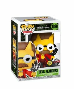 TOY RESCUE: The Simpsons Funko Pop! Devil Flanders (GITD) #1029 (Non-Mint)