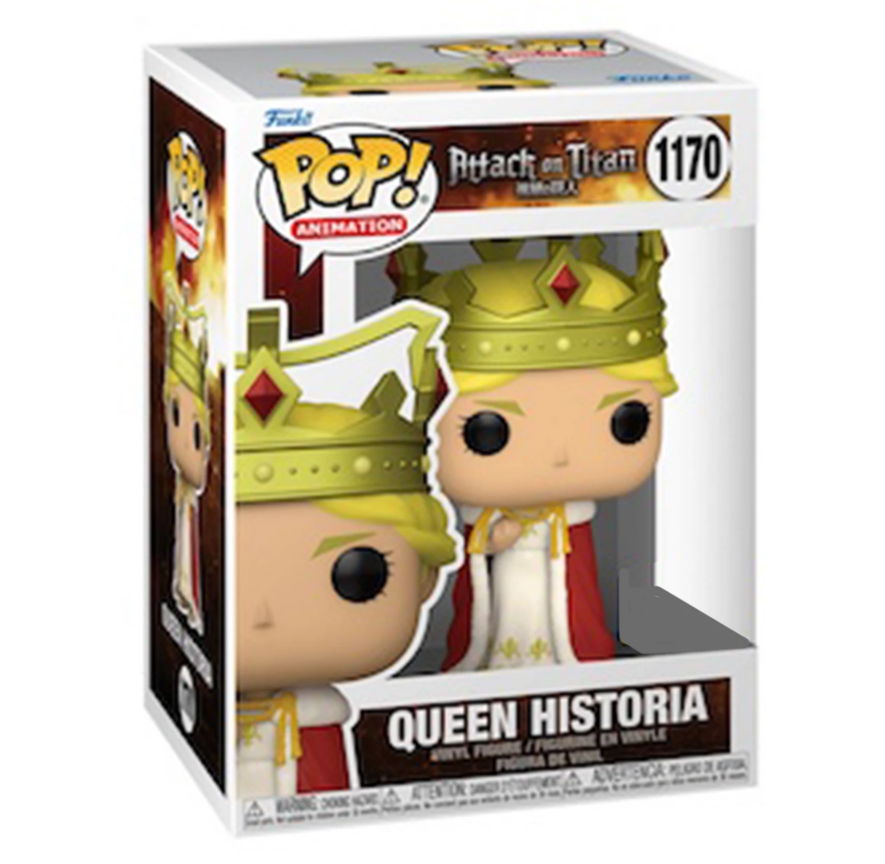 TOY RESCUE: Attack On Titan Funko Pop! Queen Historia (2022 Summer Convention) (Shared Sticker) #1170 (Non-Mint)
