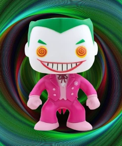 DC Breast Cancer Awareness Funko Pop! Joker (Shared Sticker) #362