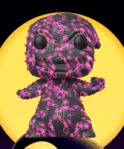 The Nightmare Before Christmas Funko Pop! Oogie Boogie (Artist Series) (Black W/Pink Snakes) (with Pop! Hard Stack)
