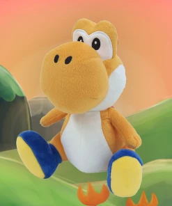 BANPRESTO Nintendo Super Mario Bros. Little Buddy Orange Yoshi 8in Plush