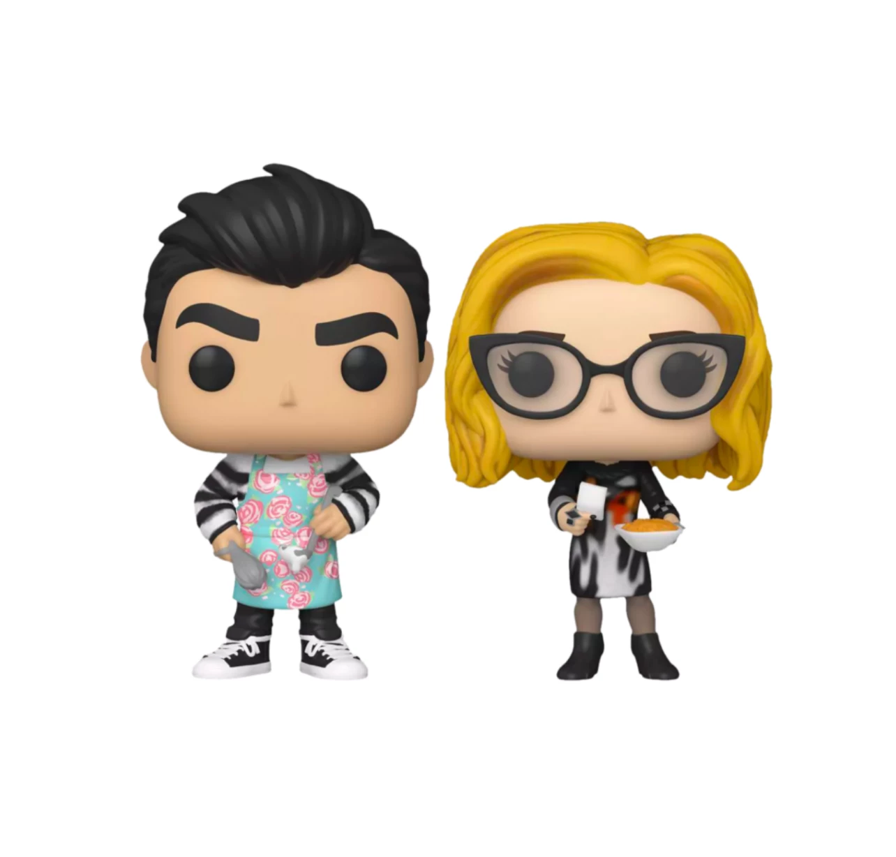 TOY RESCUE: Schitt's Creek Funko Pop! David & Moira (Cooking) (2-Pack) (Non-Mint) - Image 2