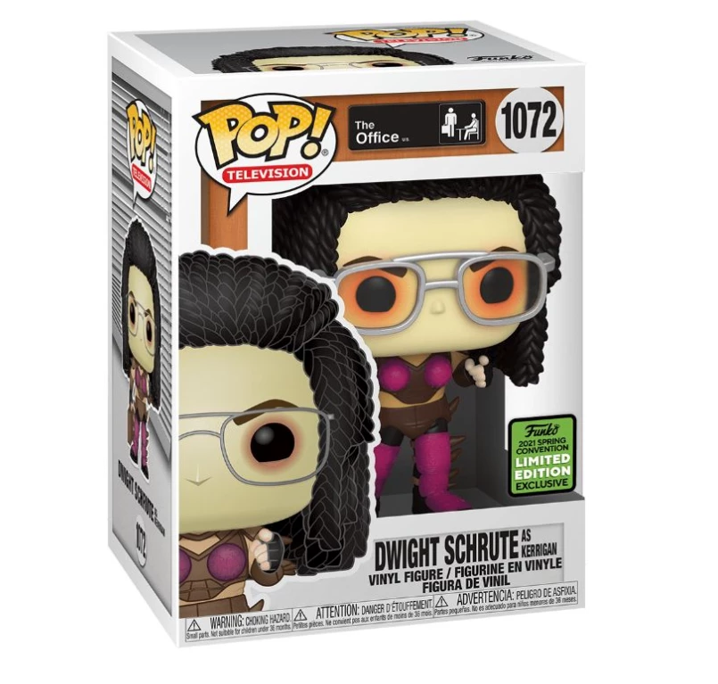 The Office Funko Pop! Dwight Schrute (as Kerrigan) (Emerald City Comic Con 2021) (Shared Sticker) #1072 - Image 2