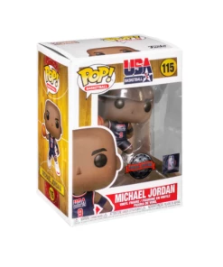 TOY RESCUE: NBA: Legends Funko Pop! Michael Jordan (Dunking W/Navy Jersey) (1992 Team USA Jersey) #115 (Non-Mint)