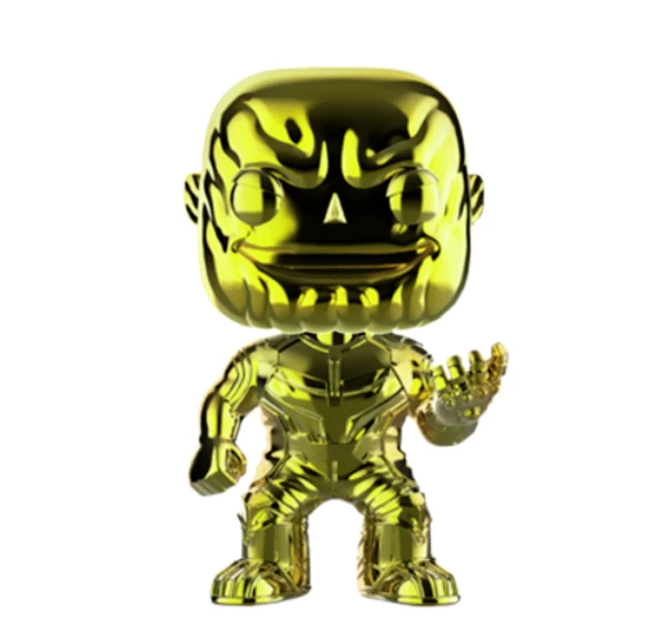 Avengers Infinity War Funko Pop! Thanos (Yellow Chrome) #289 - Image 3