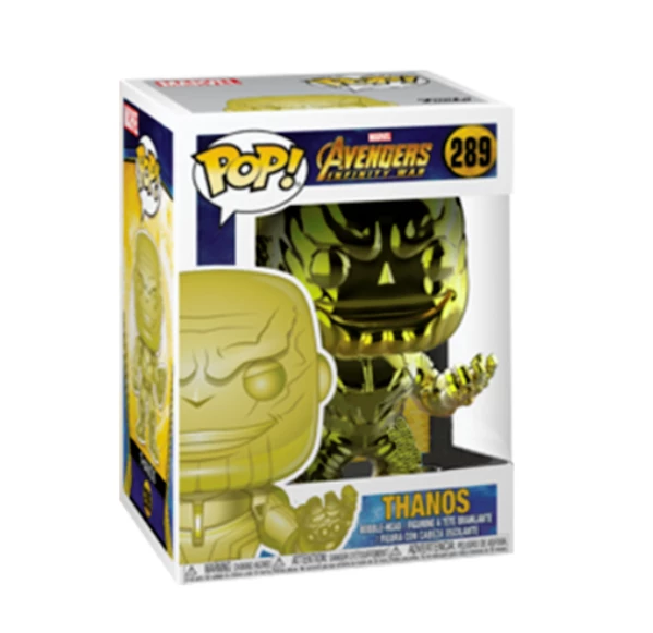 Avengers Infinity War Funko Pop! Thanos (Yellow Chrome) #289 - Image 2