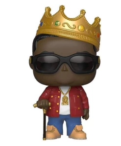 The Notorious B.I.G. Funko Pop! Notorious B.I.G. With Crown (Red Jacket) (Shared Sticker) #82
