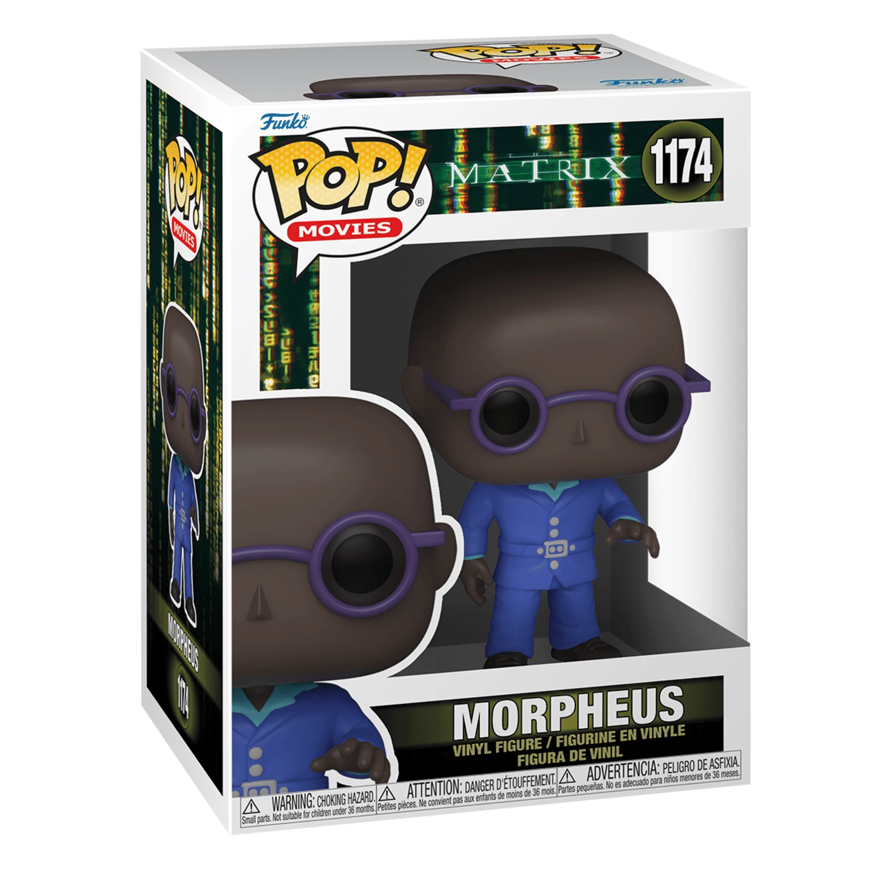 The Matrix Resurrections Funko Pop! Morpheus (Blue Suit) #1174 - Image 2