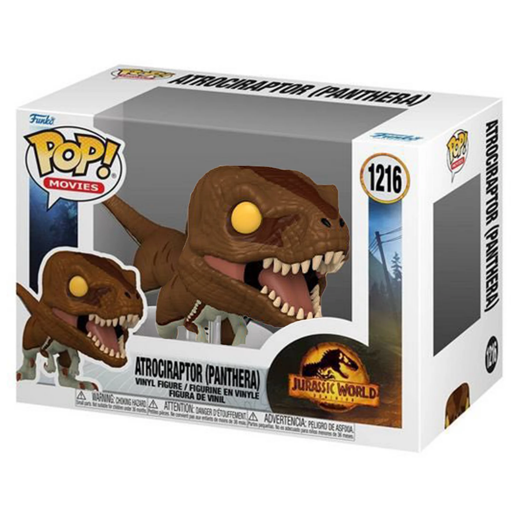 TOY RESCUE: Jurassic World: Dominion Funko Pop! Atrociraptor (Panthera) #1216 (Non-Mint)