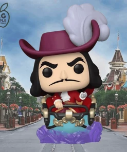 Walt Disney World 50th Funko Pop! Rides Captain Hook (on Peter Pan's Flight Attraction) #109