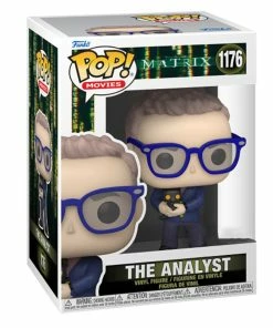 TOY RESCUE: The Matrix Resurrections Funko Pop! The Analyst (with Cat) #1176 (Non-MInt)