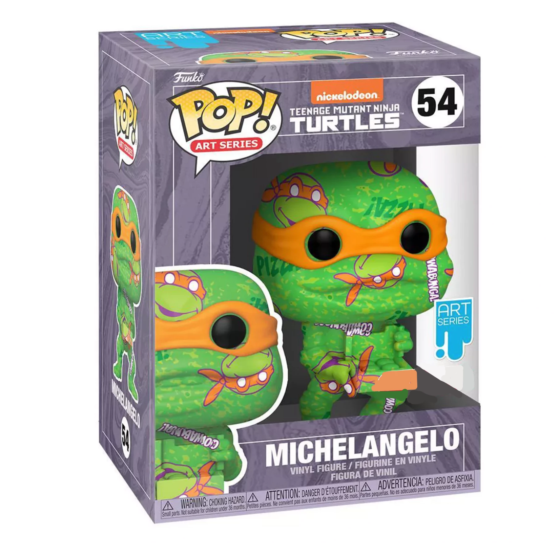 Teenage Mutant Ninja Turtles Funko Pop! Michelangelo (Artist Series) (with Pop! Hard Stack) #54 - Image 2