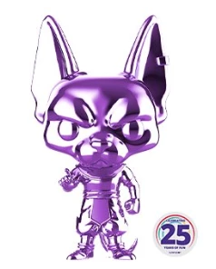 TOY RESCUE: Dragon Ball Super Funko Pop! Beerus (Purple Chrome) (Non-Mint)