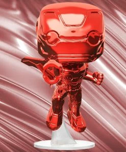 Avengers Infinity War Funko Pop! Iron Man (Red Chrome) #285