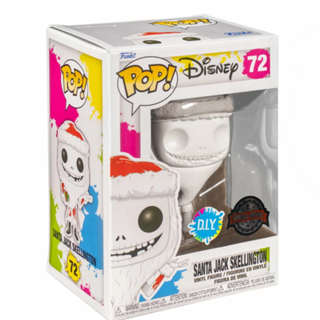 The Nightmare Before Christmas Funko Pop! Santa Jack Skellington (DIY) #72 - Image 2