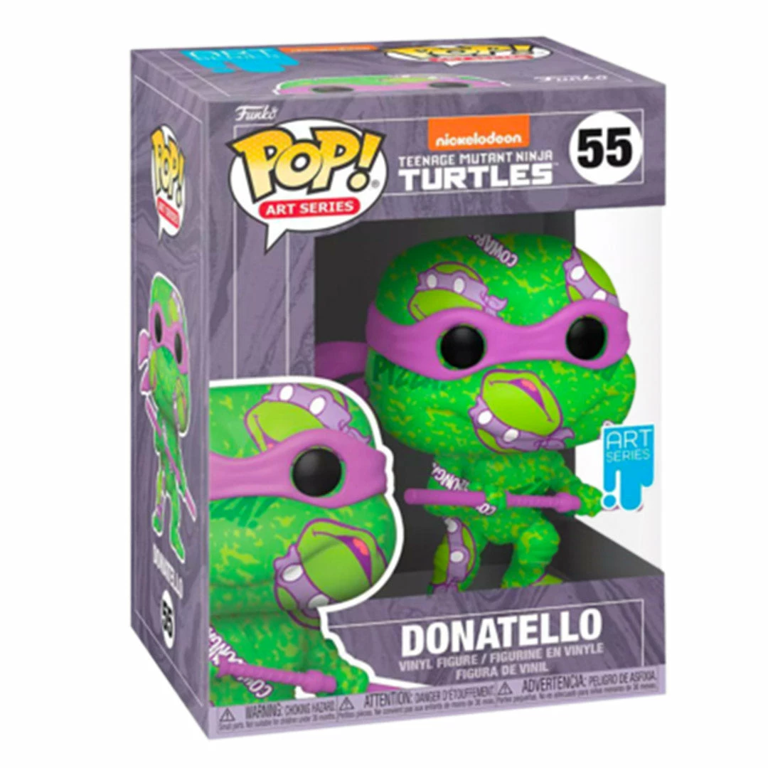 Teenage Mutant Ninja Turtles Funko Pop! Donatello (Artist Series) (with Pop! Hard Stack) #55 - Image 2