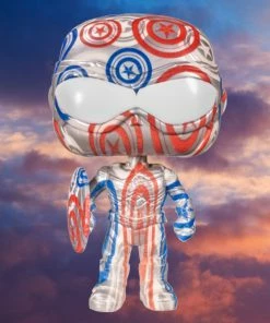 The Falcon And The Winter Soldier Funko Pop! Captain America (Artist Series) (Patriotic Age) (with Pop! Hard Stack) #33