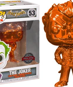 TOY RESCUE: Batman: Arkham Asylum Funko Pop! The Joker (Orange Chrome) #53 (Non-Mint)