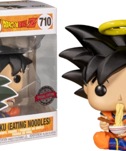 TOY RESCUE: Dragon Ball Z Funko Pop! Goku (Eating Noodles) #710 (Non-Mint)