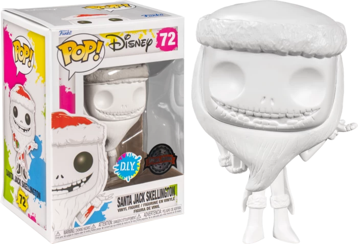 The Nightmare Before Christmas Funko Pop! Santa Jack Skellington (DIY) #72 - Image 3