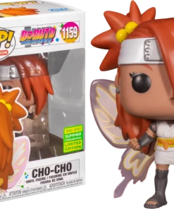 TOY RESCUE: Boruto: Naruto Next Generations Funko Pop! Cho-Cho (Butterfly Mode) (2022 Summer Convention) (Shared Sticker) #1159 (Non-Mint)