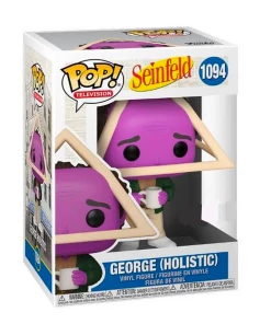 TOY RESCUE: Seinfeld Funko Pop! George (Holistic) (Purple Face) #1094 (Non-Mint)