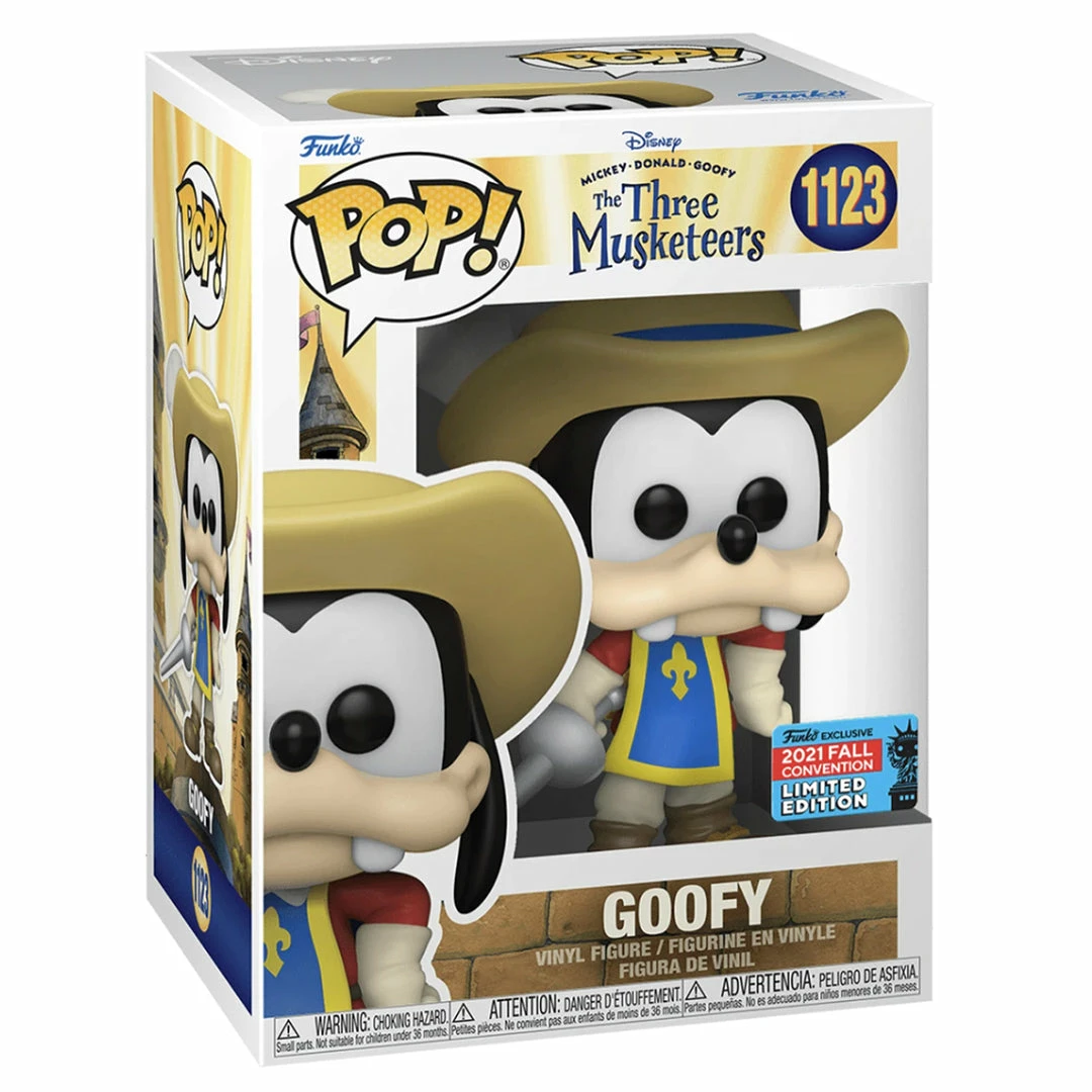 The Three Musketeers Funko Pop! Goofy (2021 Fall Convention) (Shared Sticker) #1123 - Image 2