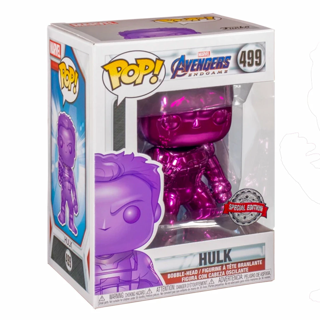 Avengers Endgame Funko Pop! Hulk (Infinity Gauntlet) (Purple Chrome) #499 - Image 2