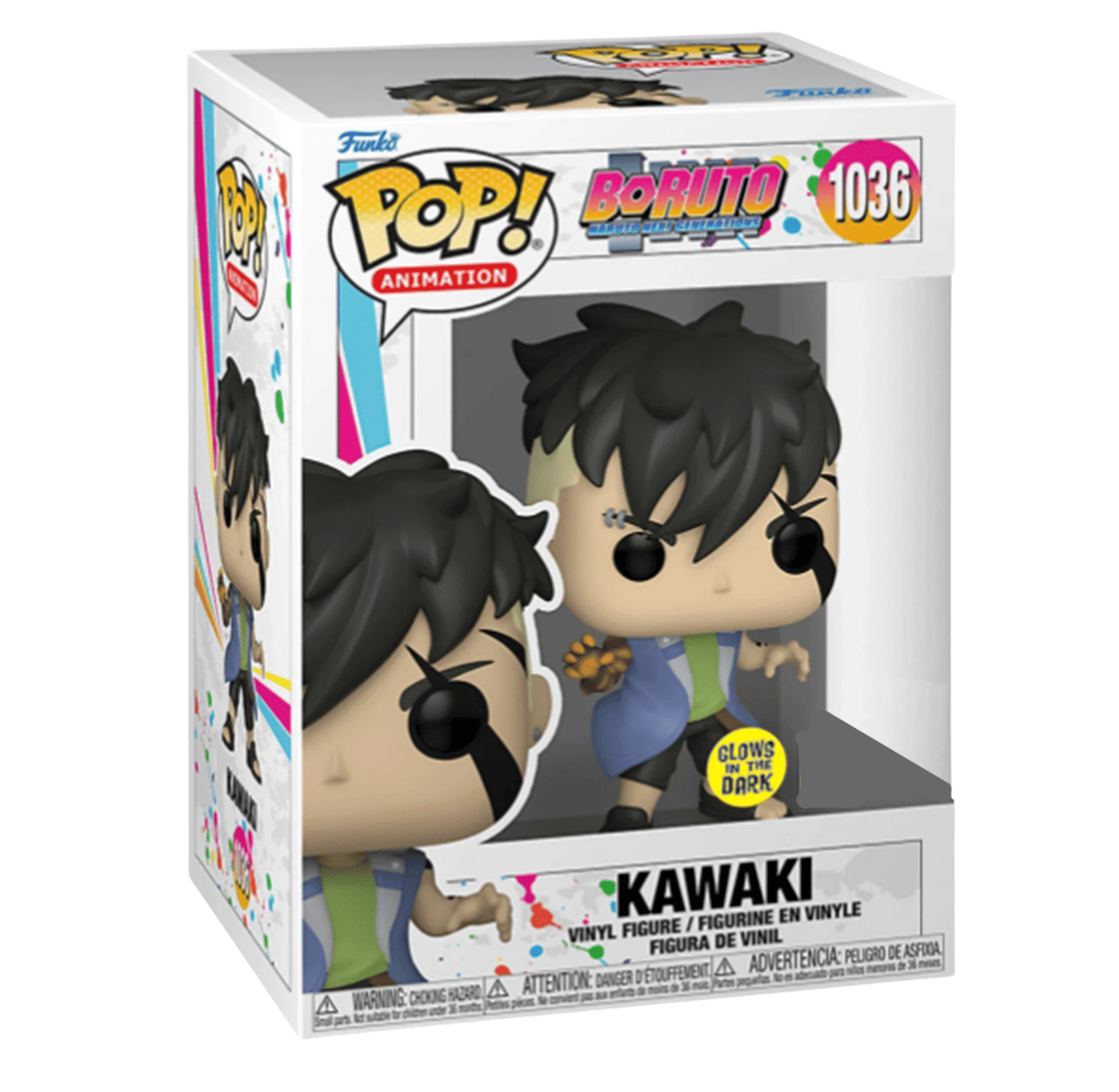 TOY RESCUE: Boruto Funko Pop! Kawaki (GITD) #1036 (Non-Mint)