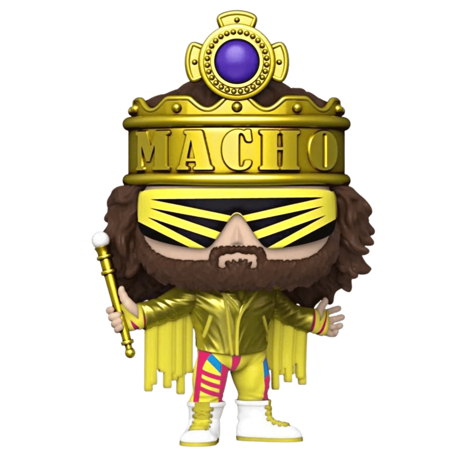 WWE Funko Pop! "Macho Man" Randy Savage (w/Macho Crown) (Metallic) #112 - Image 2