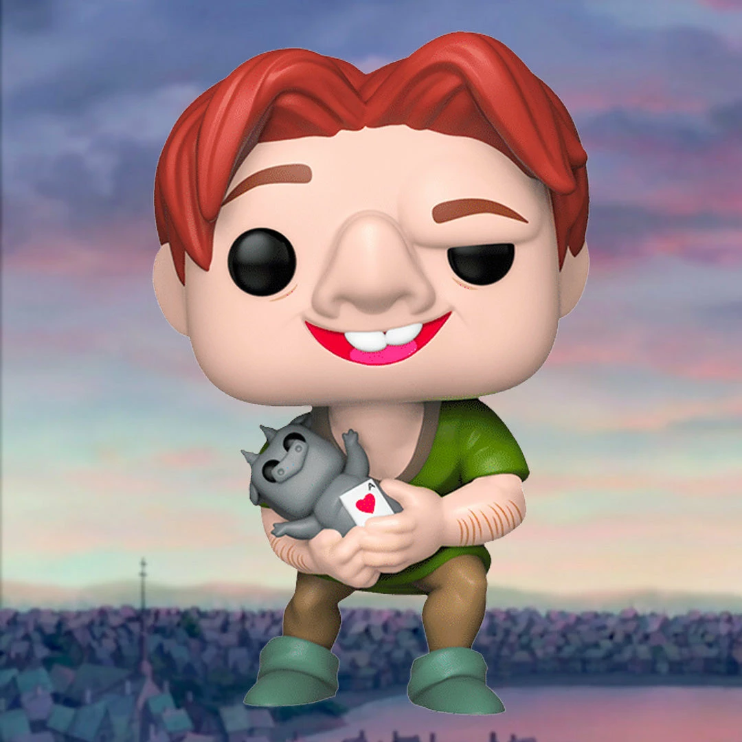 The Hunchback Of Notre Dame Funko Pop! Quasimodo (Holding Gargoyle) (Shared Sticker) #574