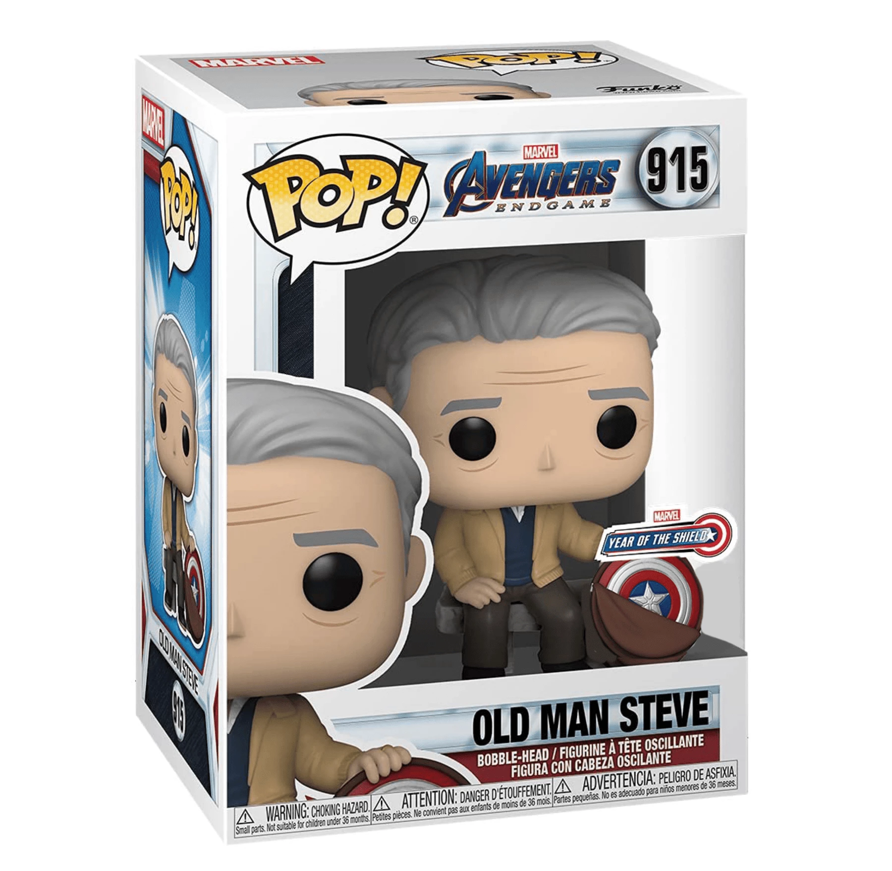 Avengers Endgame Funko Pop! Old Man Steve (Year Of The Shield) #915 - Image 2