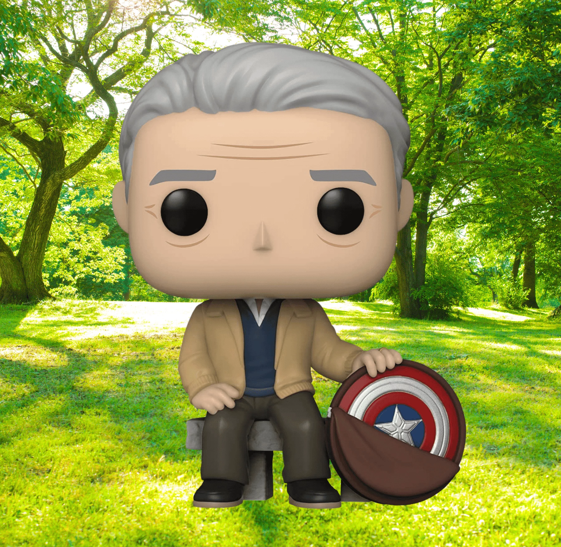 Avengers Endgame Funko Pop! Old Man Steve (Year Of The Shield) #915