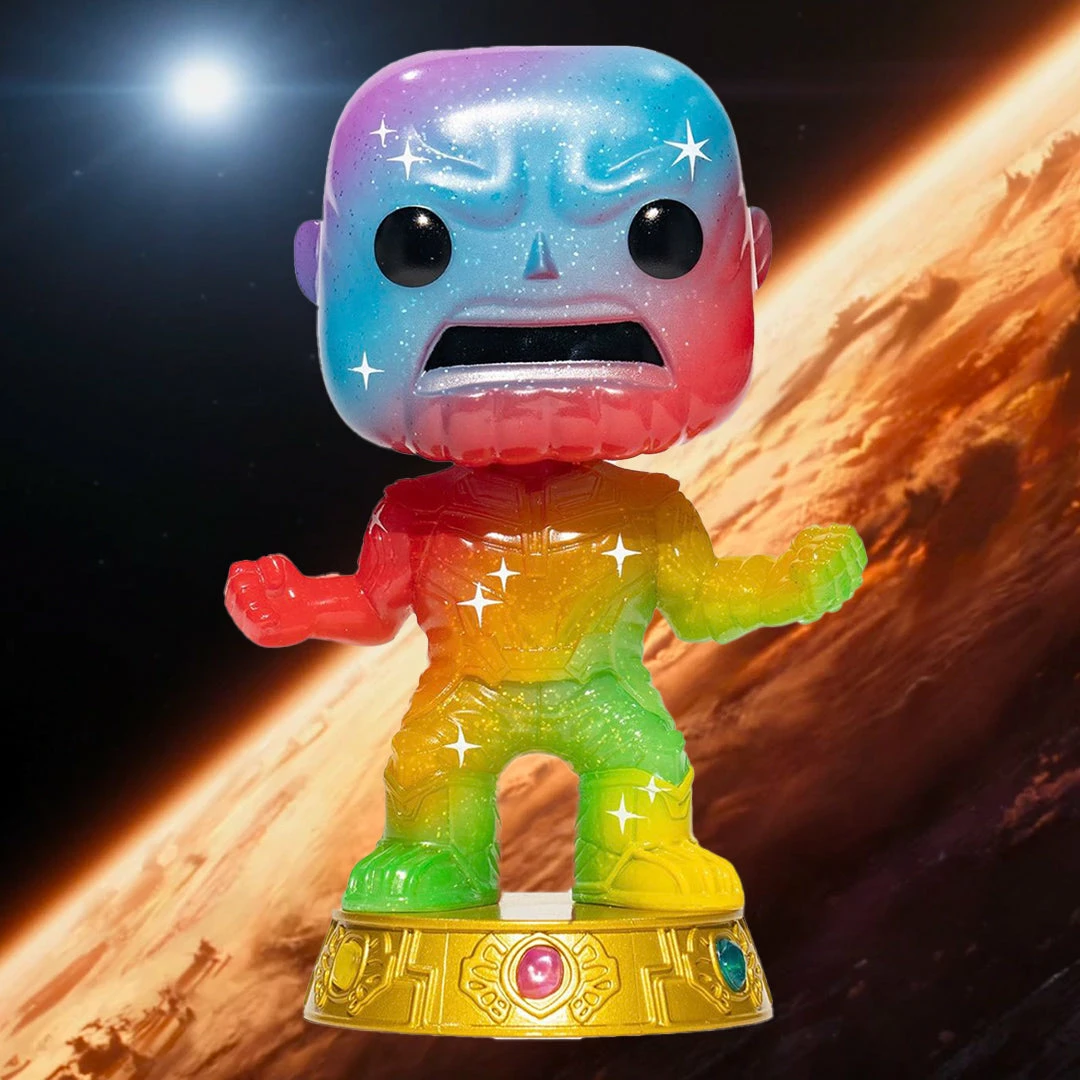 The Infinity Saga Funko Pop! Thanos (Rainbow) (Artist Series) (with Pop! Hard Stack) #52