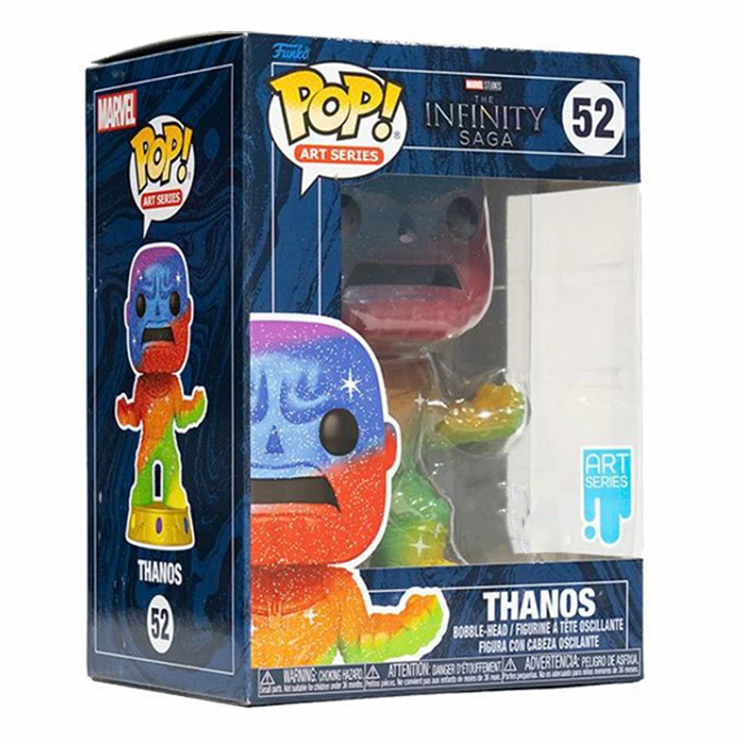 The Infinity Saga Funko Pop! Thanos (Rainbow) (Artist Series) (with Pop! Hard Stack) #52 - Image 2
