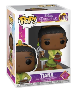 TOY RESCUE: Disney: Ultimate Princess Funko Pop! Tiana (with Gumbo) #1078 (Non-Mint)